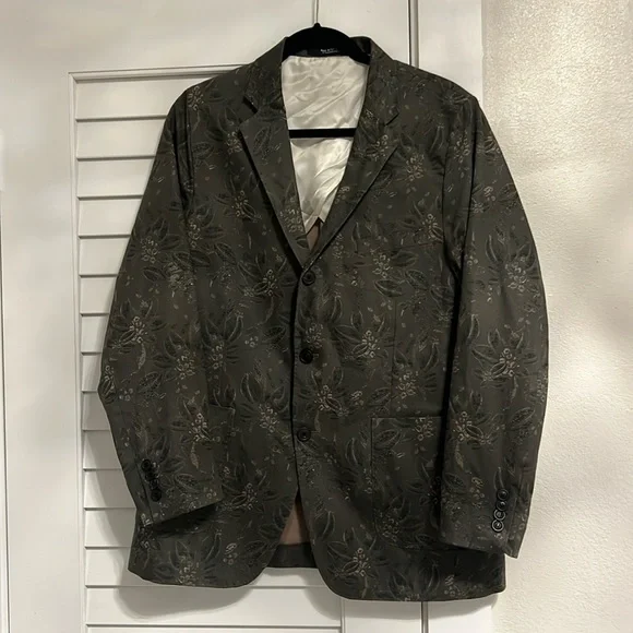 Todd Snyder Green Patterned Blazer - Picture 3 of 15